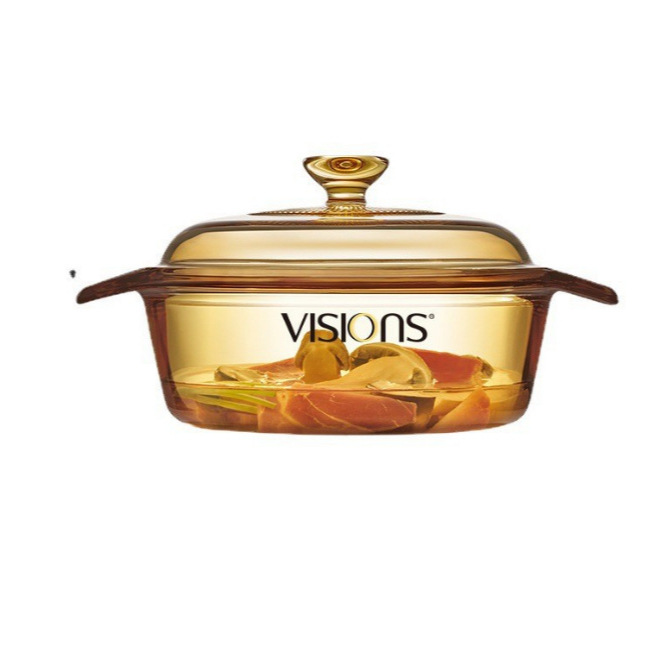 Corning Jingxuan Transparent Pot, imported household soup pot, stew pot, clay pot, open flame direct cooking for making soup, high-temperature resistant wholesale Item Picture
