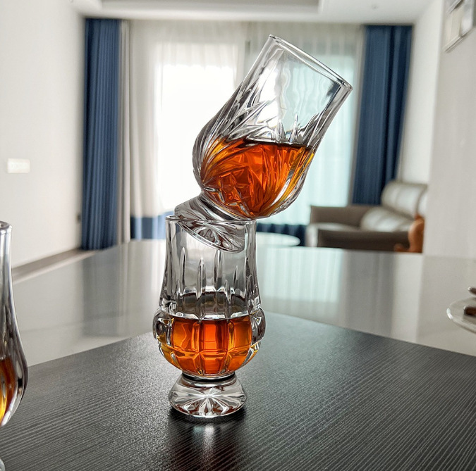 European-style glass aroma cups, tasting cups, home whisky glasses, foreign wine glasses, creative European-style spirits glasses Application Scenario