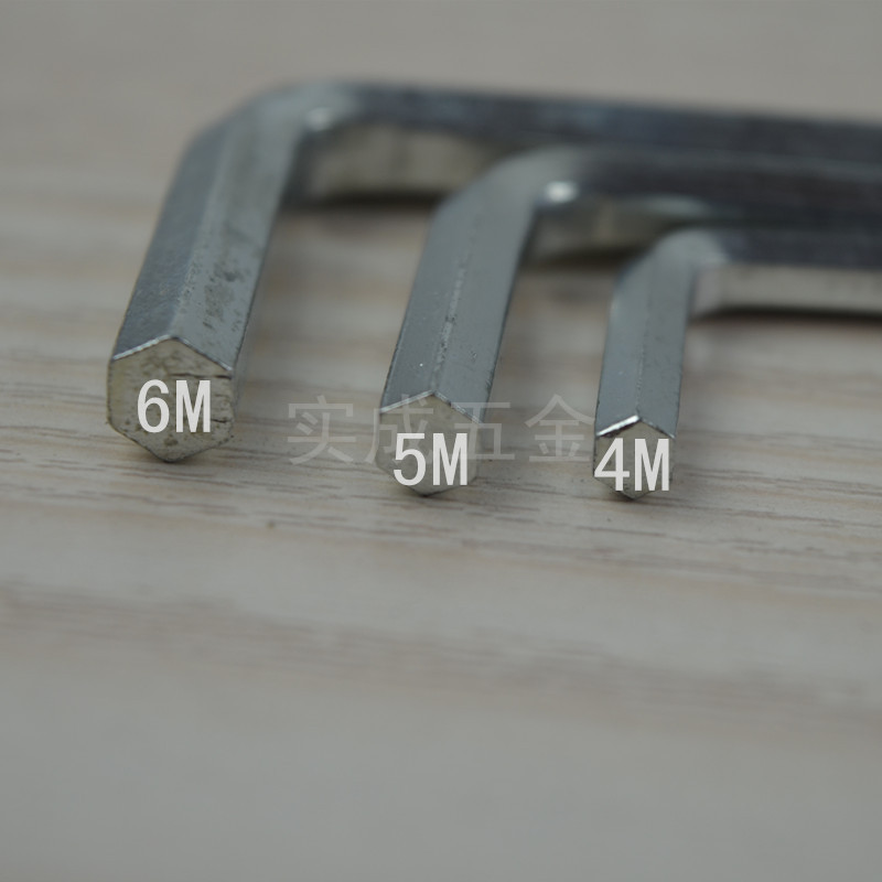 Factory direct supply wrench set, complete set of tools, metric standard hex socket, bicycle L-shaped manual wrench set Specification drawing
