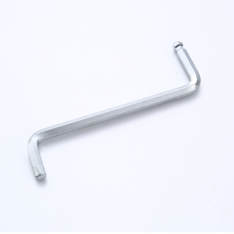 Z-type Allen wrench, double-head elbow Allen wrench with ball wrench, S-type right-angle elbow wrench, factory direct sales Specification drawing