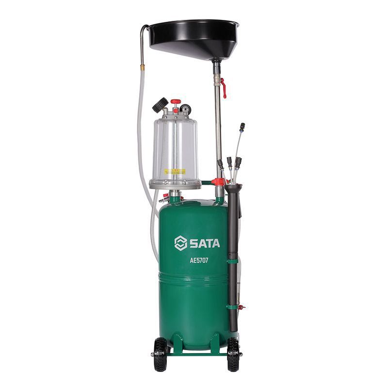 Shida oil Pump Oil collection waste oil drum Pneumatic oil pump recycling Collector, car oil change oil collection machine 5701 details Picture