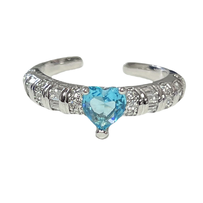 New Chinese-style retro wheat ear brushed open ring with a high-end feel, simple and niche design for women, fashionable and versatile ring Item Picture