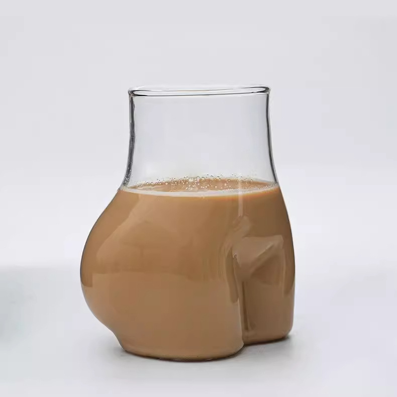 High borosilicate glass, funny, sexy and cute, heat-resistant glass cups, coffee cups, beer, juice and milk tea cups details Picture