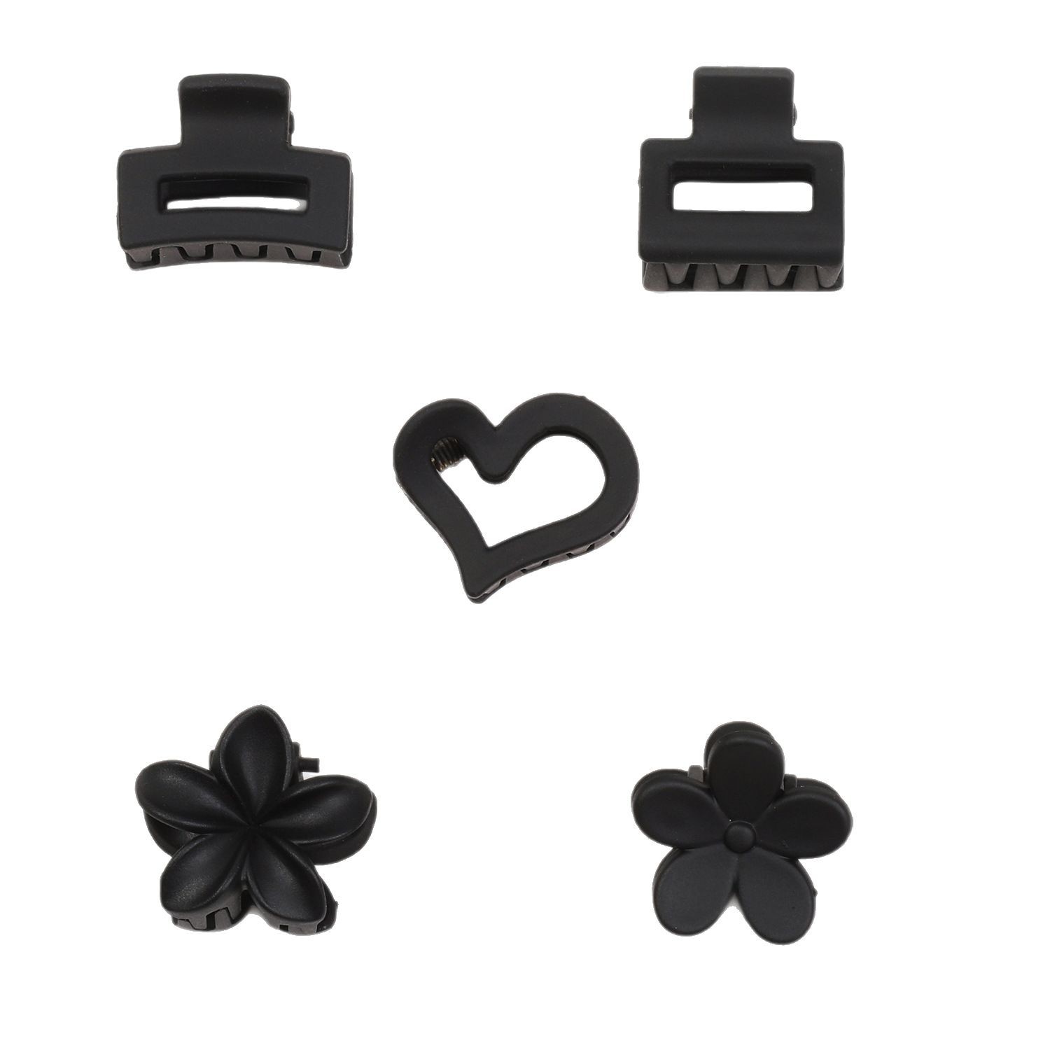 Qiyue Cross-border Bagged small hairpin, high ponytail small scratch clip, a must-have for fixing, high-end shark clip Item Picture