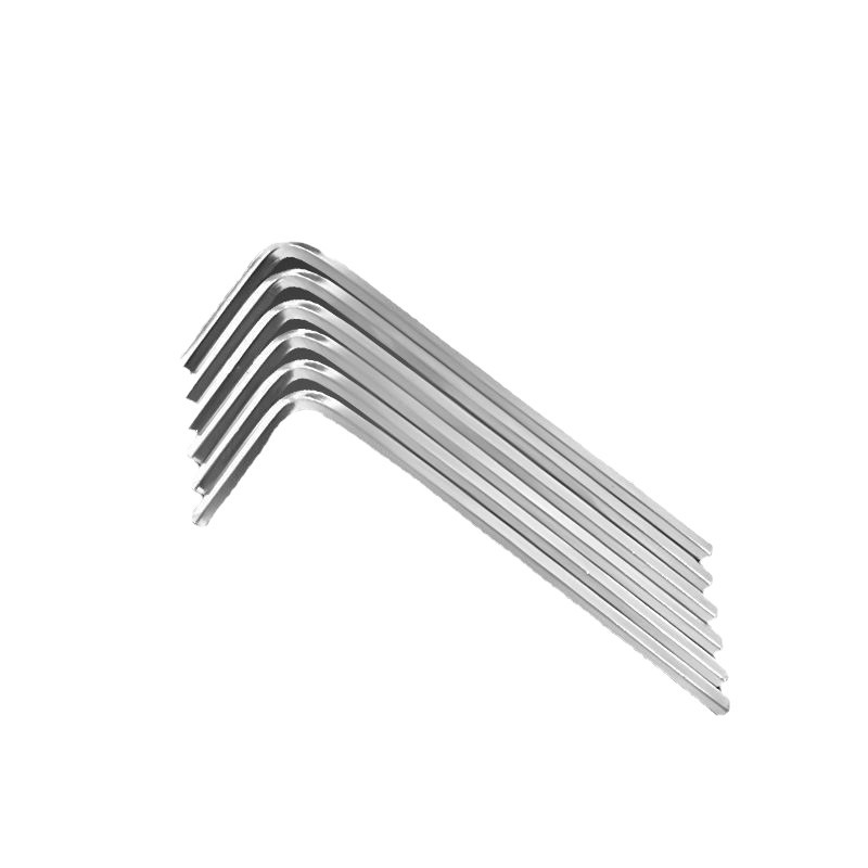 L-shaped hex socket wrench with hard galvanized 1.5-10mm dual-purpose die forged screwdriver 7-shaped tool wrench Item Picture