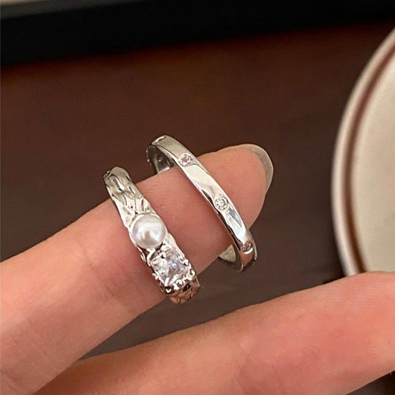 Simple and cold style, individual open ring, women's niche design, high-end sense, fashionable temperament, exquisite adjustable ring Specification drawing