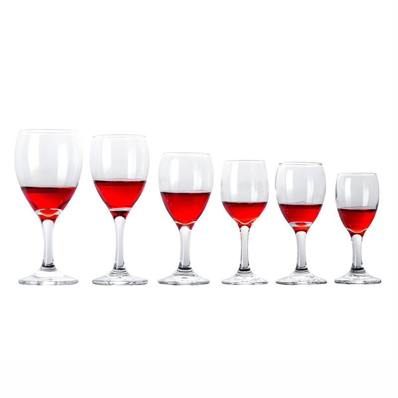 Wholesale modern and simple glass wine glass set, home gift banquet high-footed wine glass set 320ML Item Picture