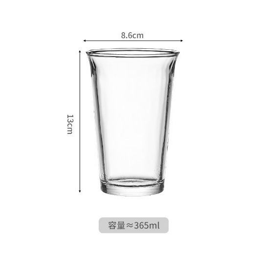 Customized glass cups, coffee cups, milk tea cups, bamboo joint cups, beer muts, milk cups, soda-calcium glass cups, high borosilicate glass Item Picture