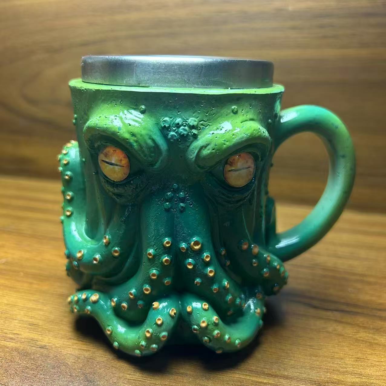 Cross-border new Cthulhu-inspired Pirate Tankard Octopus cup in Cthulhu style undefined