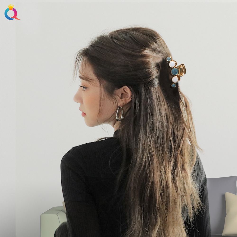 Qiyue Korean popular hair clips, stylish headwear, bangs clips, hair clippers, clips, top clips, and grab clips details Picture