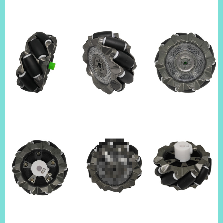 Mecanum 68mm swivel Mecanum wheels, omnidirectional Mecanum car accessories, ROS wheels, TT motors Application Scenario