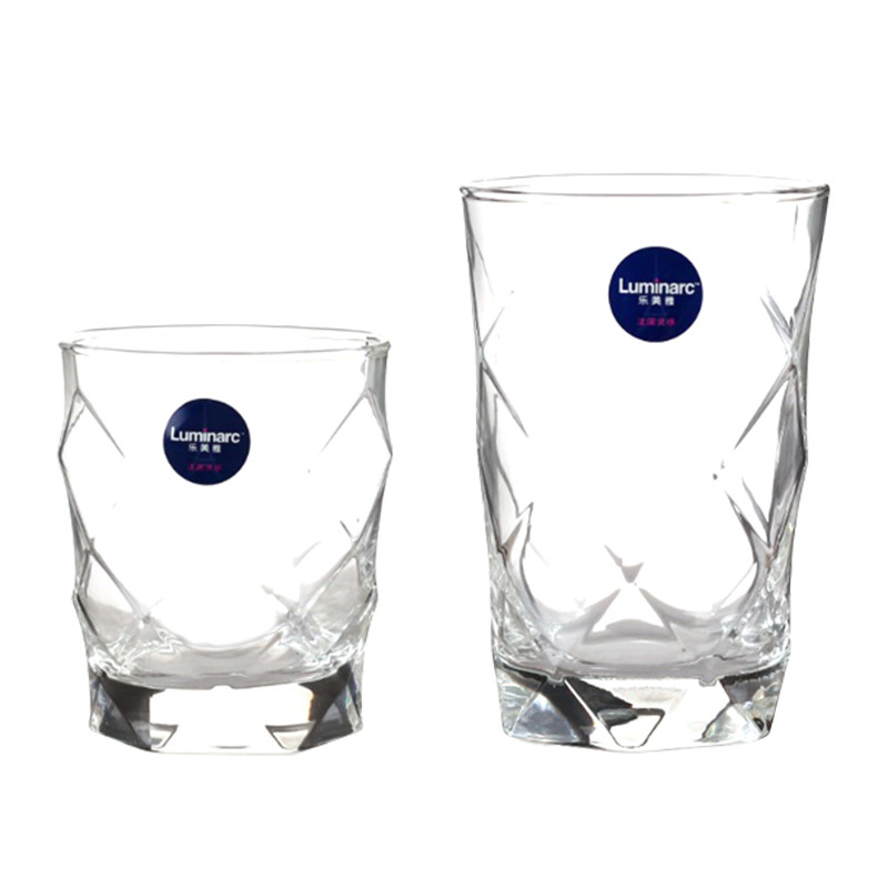 Lemeiya Brilliant Polygonal Cut water Cup, straight cup, heat-resistant Tea cup, Beer mug, home juice drink cup Item Picture