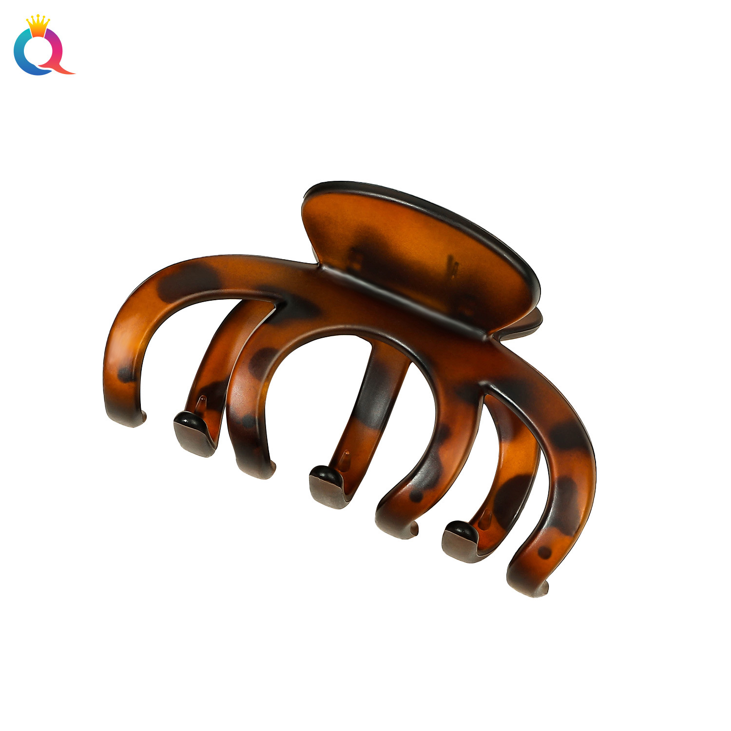 Qiyue Cross-border High-end and elegant hair clips, women's back head updo, grappling clips, hair clips, shark clips, hair accessories wholesale Item Picture