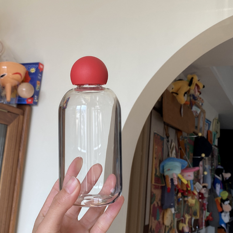 ins niche red-nosed glass cup sealed jar, the same style as Xiaohongshu large-capacity water cup sealed portable cup Application Scenario