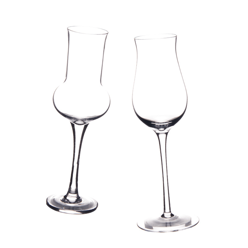 Tulip high-end glass aroma glass, transparent tall leg champagne tasting glass, whisky and spirits tasting glass, sweet tasting glass Item Picture