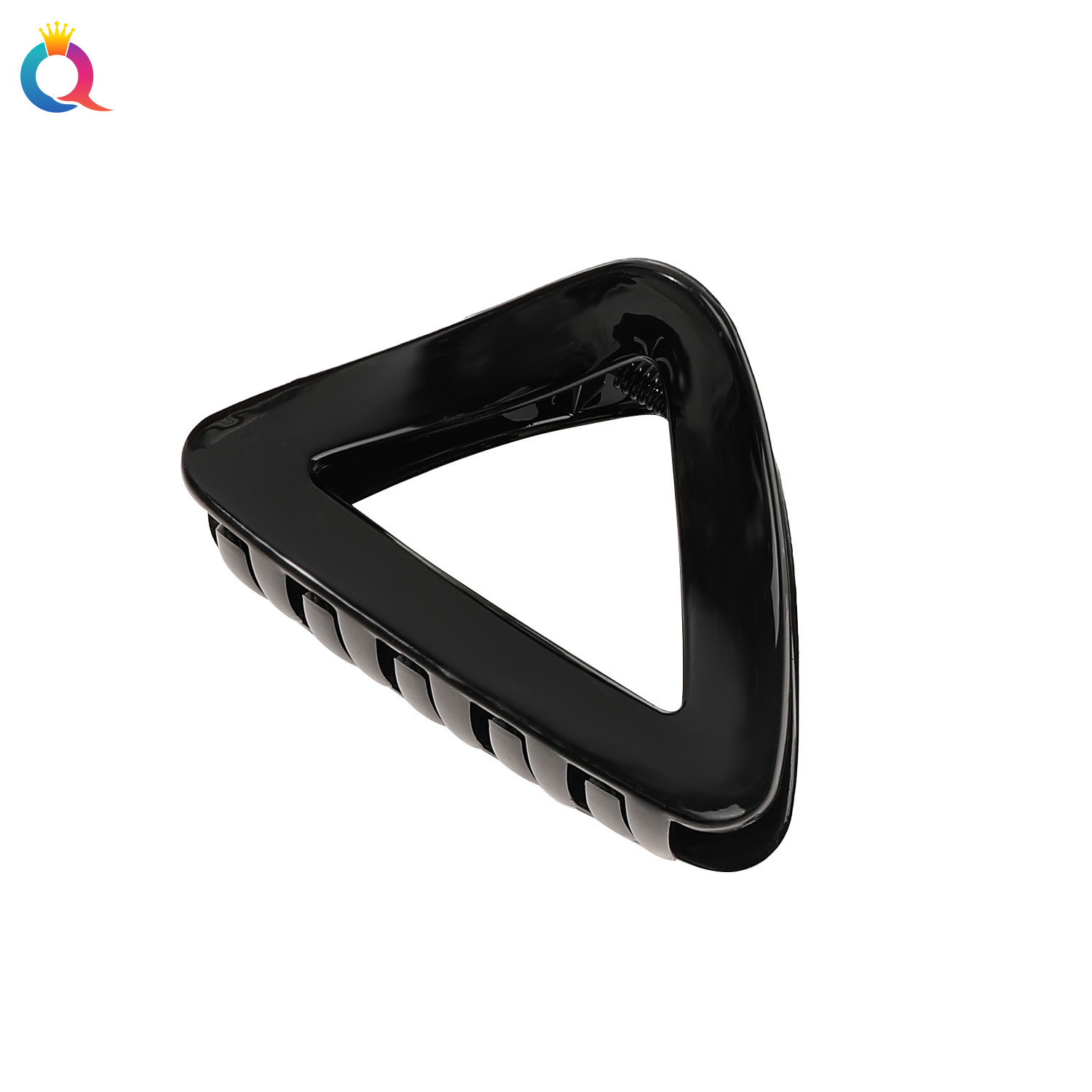 Qiyue's best-selling accessories: Hair clips, simple Maillard triangular grabbers, shark clips, semi-tied hair grabbers, and wholesale hair accessories Item Picture