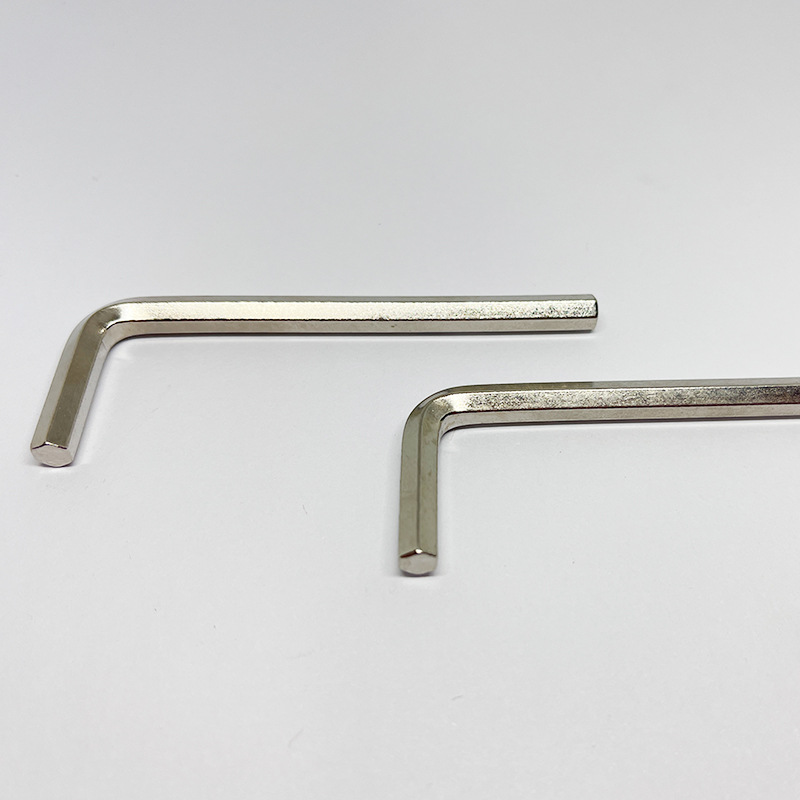 Galvanized hex socket wrench, 7-shaped wrench, T-shaped flat head hex socket wrench M1.5/M12, disposable furniture 6 Specification drawing