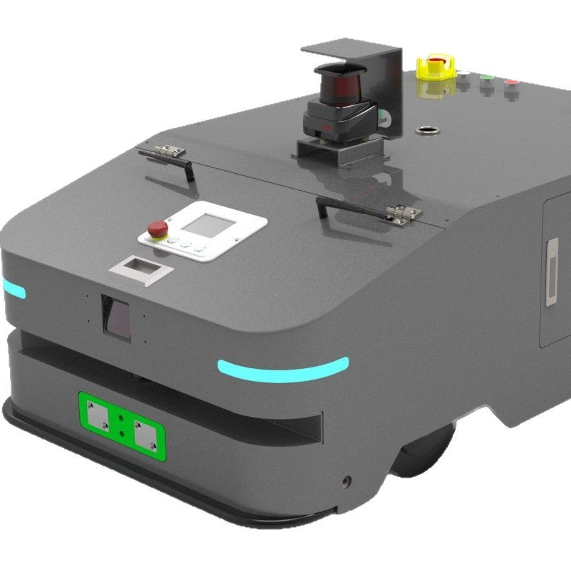 Factory direct supply AGV towing intelligent material handling vehicles, logistics trackless robots, latent lifting, factory workshop transportation Item Picture