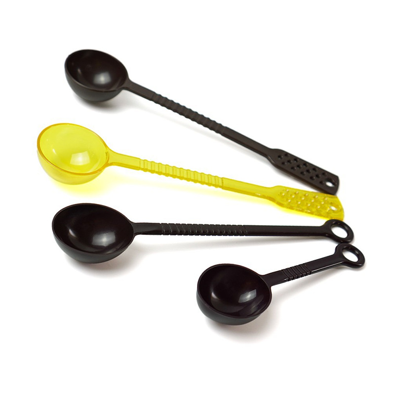 Coffee bean powder measuring spoon, 10g fruit powder spoon, milk powder spoon, plastic small spoon for milk tea shop, long fruit powder milk powder spoon Item Picture
