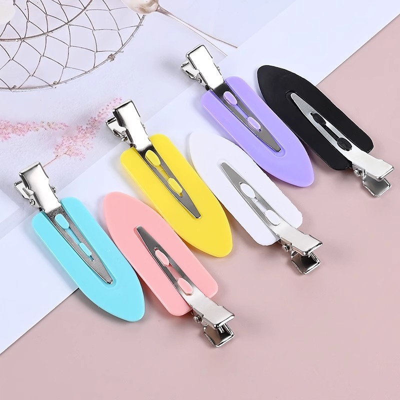 Candy-colored diy hair clips, children's hair accessories, headwear, ins broken hair clips, handcrafted Korean-style hair clips wholesale Application Scenario