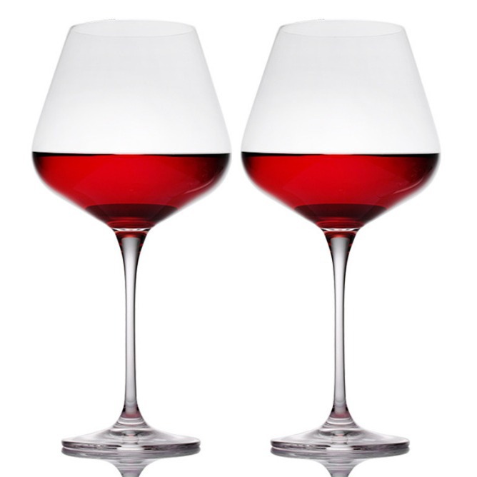 Frosa European-style crystal Burgundy wine glasses, large-capacity red wine glasses, wine glasses, simple crystal wine glasses, wine sets Item Picture