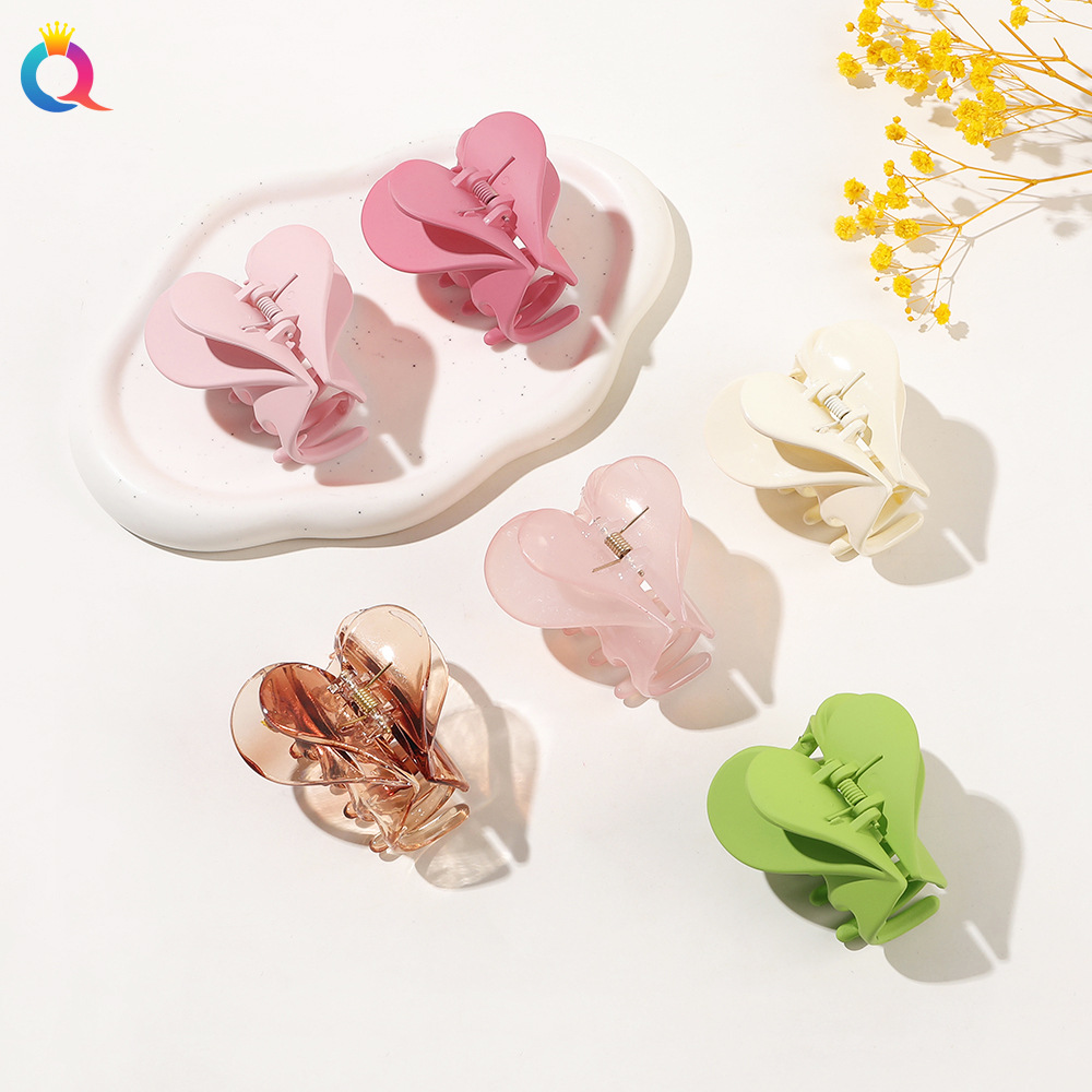 Qiyue Korean Love Hair Clips, ins high-end style, hairpin, women's shark clip, hairpin, hair accessory, headwear wholesale full figure
