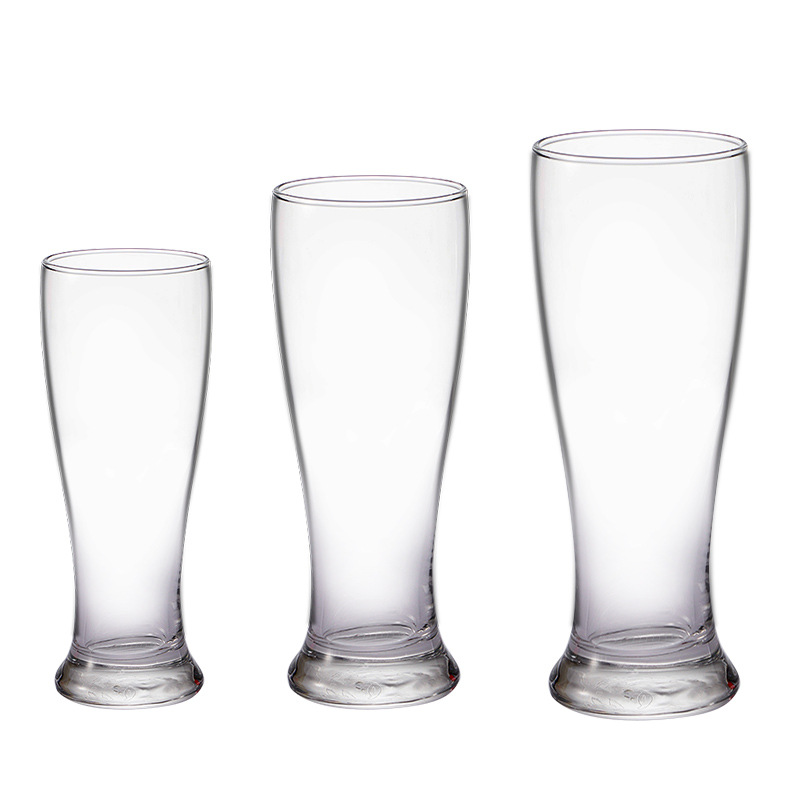 Lemeiya Beer Castle straight water glass, craft beer glass, transparent glass sparkling wine glass, juice drink glass Item Picture