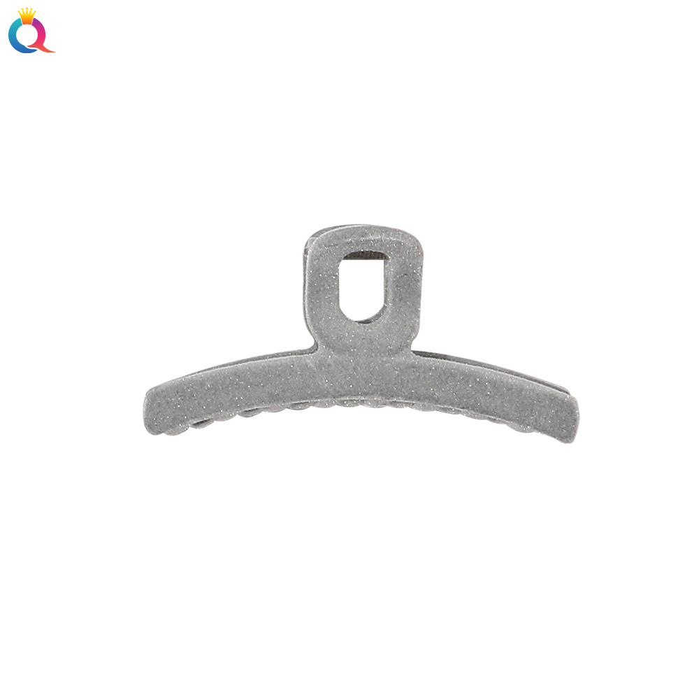 Qiyue Cross-border flocking hair clips, autumn and winter hair clippers, personalized back head updo hair clippers, shark hair accessories wholesale Item Picture
