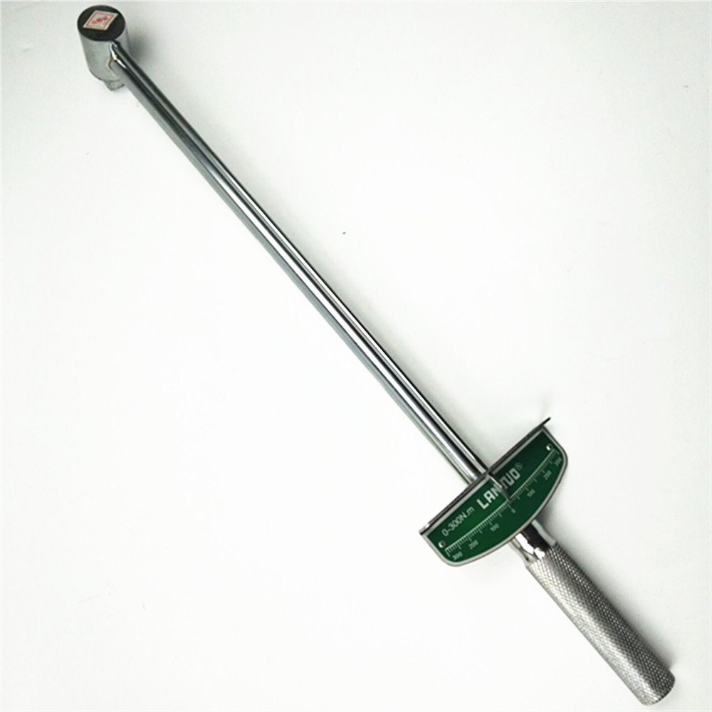 Kilogram plate torque wrench, manual torque wrench, pointer torque wrench, kilogram wrench 0-300N. full figure