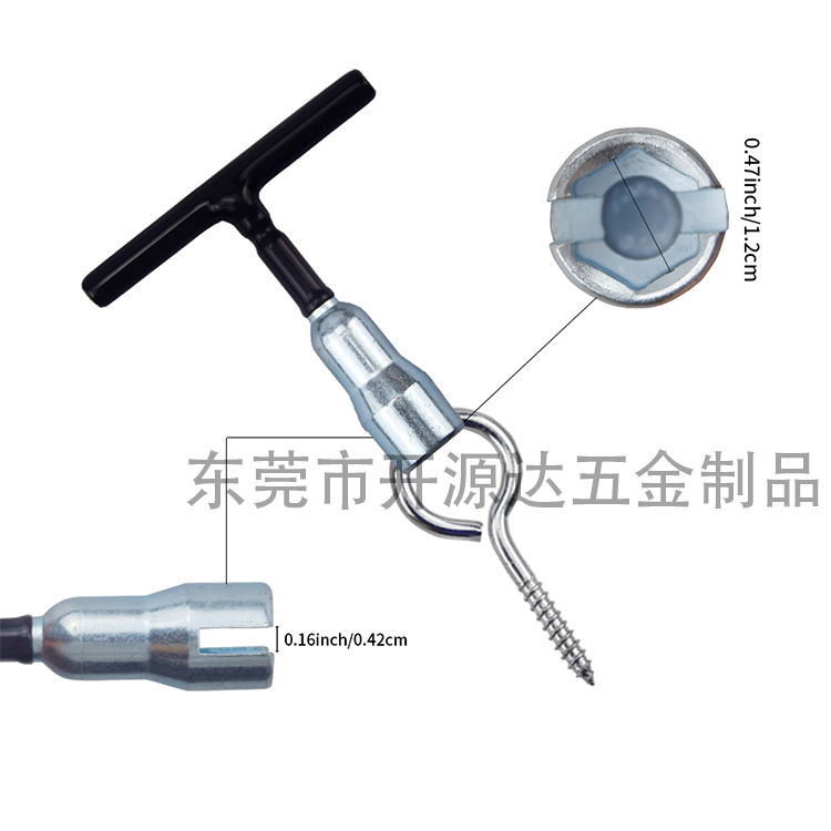 Wholesale manual self-tapping screw wrenches, Allen hand tightening tools, and hardware auxiliary tools from the source factory Specification drawing