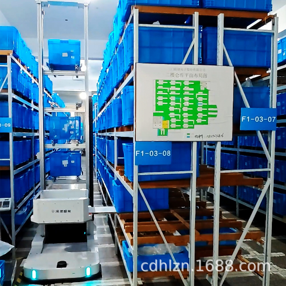 CTU material box robot is a low-cost solution for automatic loading and unloading of shelf material frames without human handling details Picture