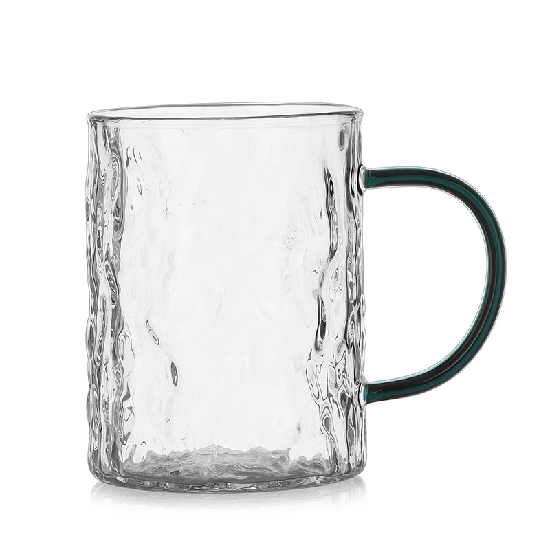Household high-temperature resistant cold water bottle, high-end tree-patterned cold water bottle, high borosilicate glass water cup set, heat-resistant water utensils Application Scenario