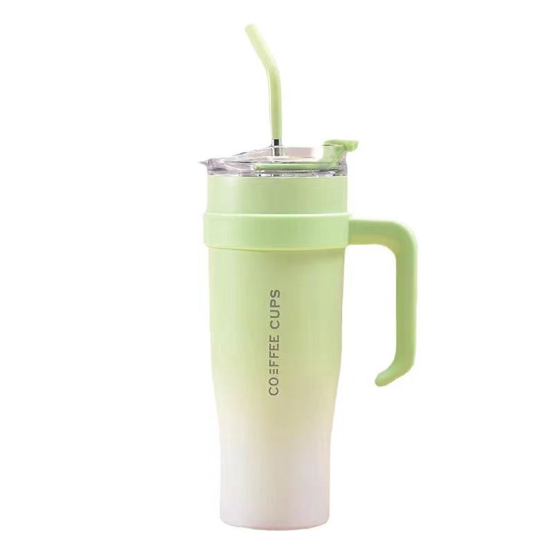 Bingba Cup Cross-border 304 stainless steel car Cup Outdoor Portable large-capacity water Cup 40oz car Straw Water cup Item Picture
