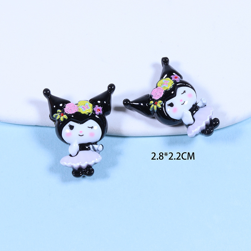 New cute cartoon diy cream glue resin accessories, phone cases, headwear, hair clips, hand-decorated fridge magnets Application Scenario