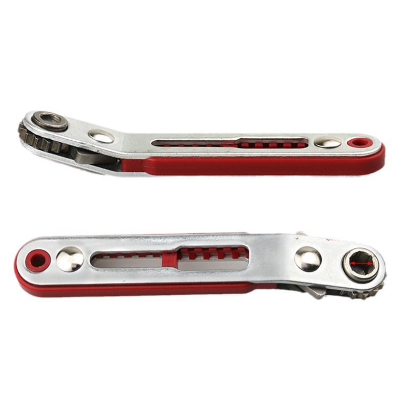 Mini quick ratchet wrench, screwdriver, cross-head Allen screwdriver, bidirectional ratchet flat-head screwdriver Item Picture