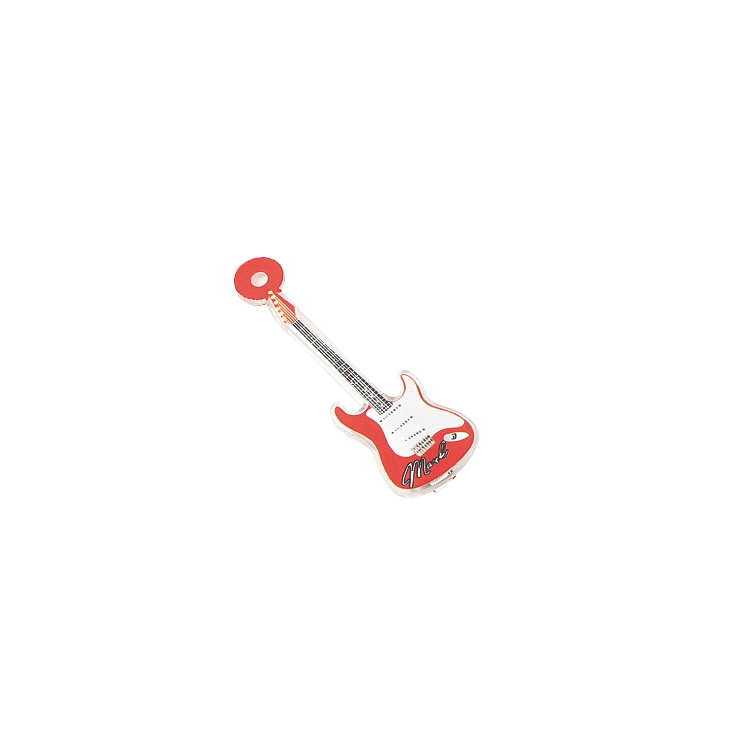 Qiyue acrylic guitar hairpins with a high-end feel, ins bangs side clips, small duckbill clips, hair accessories and hairpins wholesale Item Picture