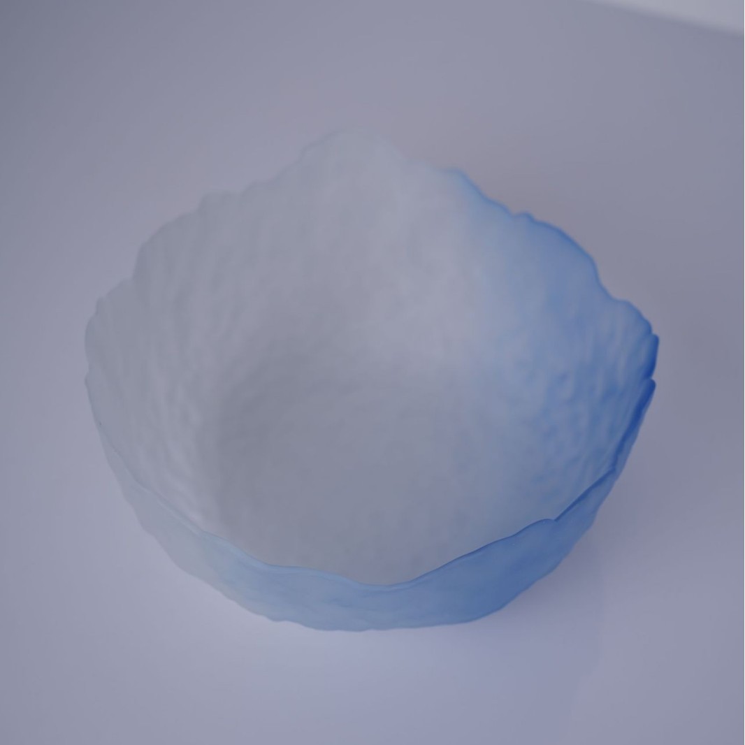 Wholesale of Japanese-style hammered wax apple glass bowls, minimalist InS-style dessert, fruit and salad bowl sets for household tableware details Picture