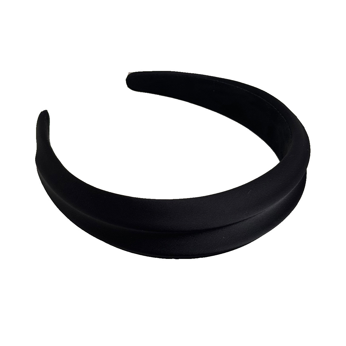 Korean retro and fresh cream-colored sponge wide-brimmed headband 2025 Japanese high top facial cleansing headband for women Item Picture