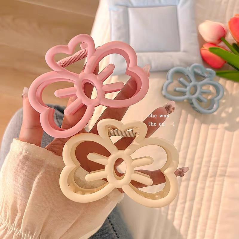 Sweet and cute bow hair clip, female, back of the head, coiled hair clip, large amount of hair, shark clip, ins style hair clip headwear details Picture