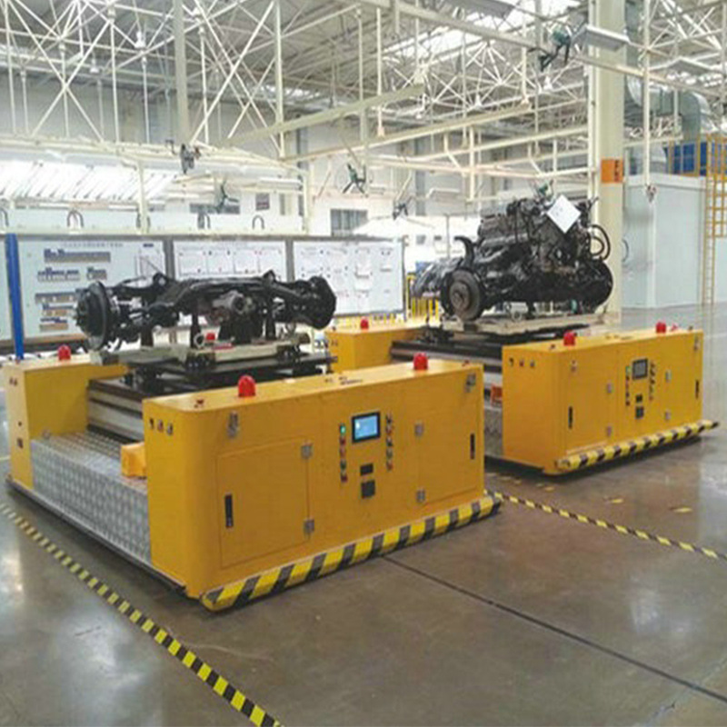Heavy-duty AGV laser vision trackless transport vehicle, large automatic guided vehicle, backpack 20-ton workpiece transport vehicle details Picture