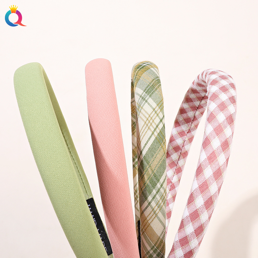 Qiyue Korean-style fresh and cute face wash sponge hair band, women's hair clip, versatile and high-end style, hair hole and hair accessory wholesale Specification drawing