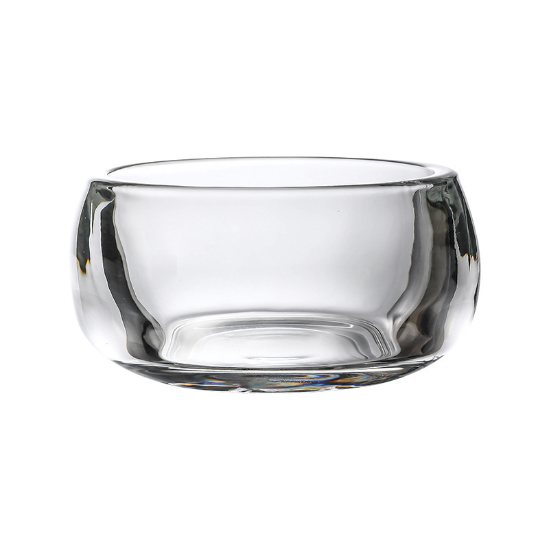 Household thickened finger cups that are not hot to the touch, tea-tasting cups, master cups, exquisite meditation tea cups, glass tea sets, 2 liang cups Item Picture