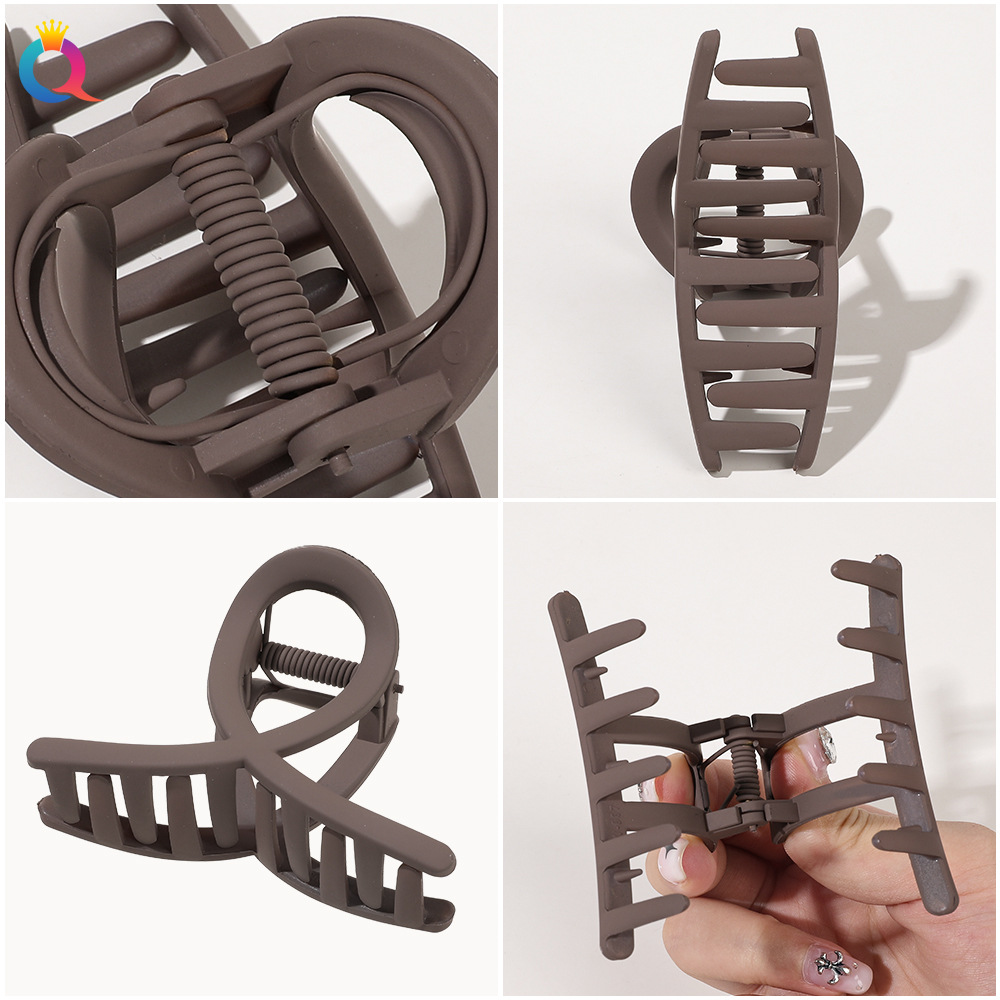 Qiyue Cross-border Cute Hair Clips, grabbers, ins shark clips, High-end clips, hair grabbers, women's headwear and hair accessories wholesale Specification drawing