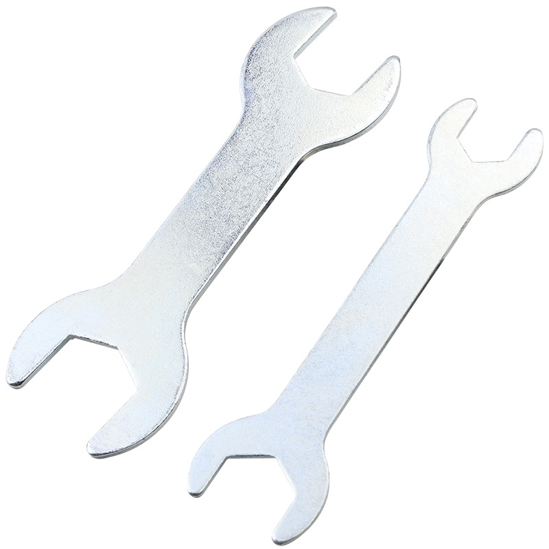 Iron-galvanized hexagon socket mini ultra-thin sheet simple double-head opening small wrench, disposable board for bathroom use Specification drawing