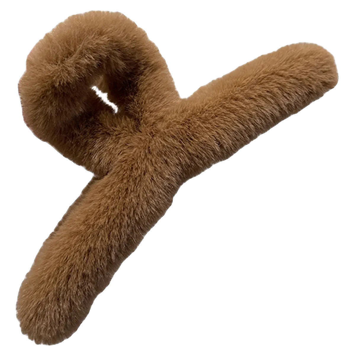 15cm oversized plush grab clip for women with a large volume of hair, casual style, high-end hairpin, shark clip hair accessory Item Picture