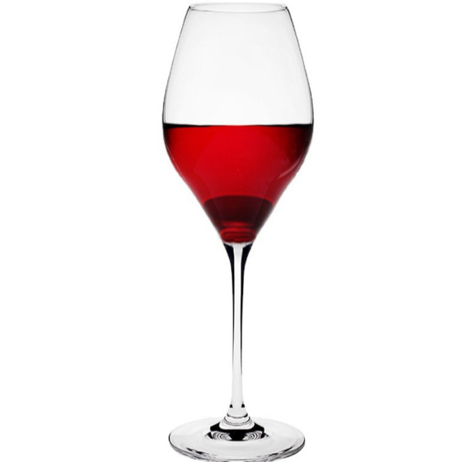 One-piece formed crystal glass wine glass set, European household highball glass, champagne glass, wine sparkling glass Item Picture