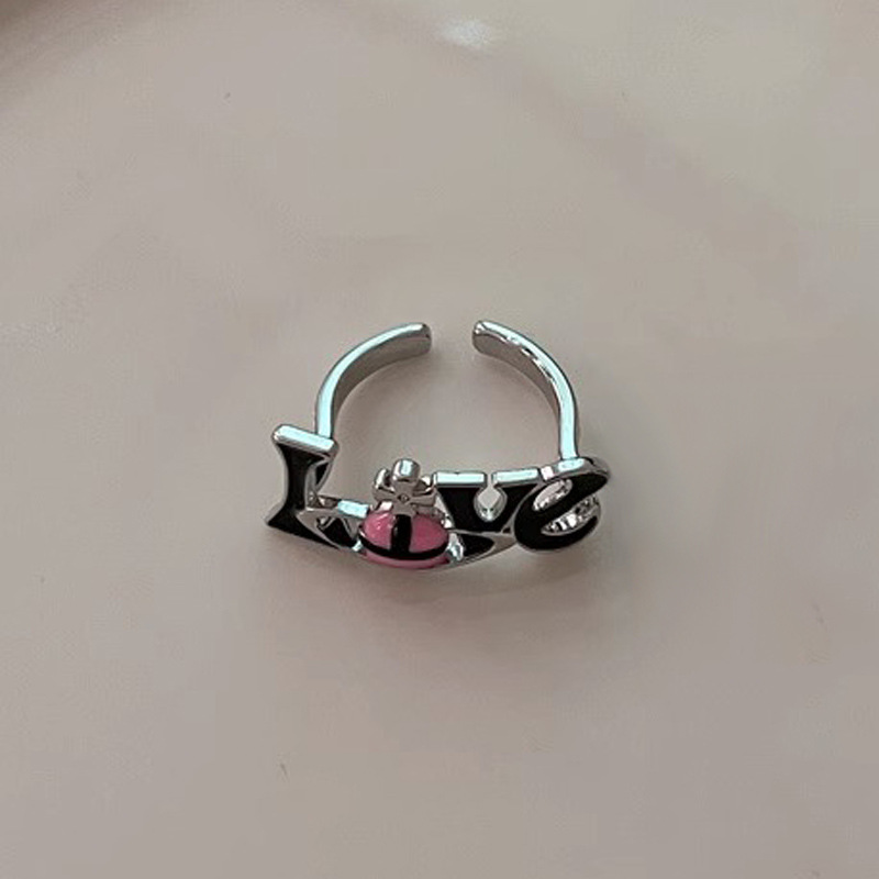 A sweet and cool style, a niche Saturn-surrounded oil-dripping open ring, a luxurious and high-end index ring for women Application Scenario