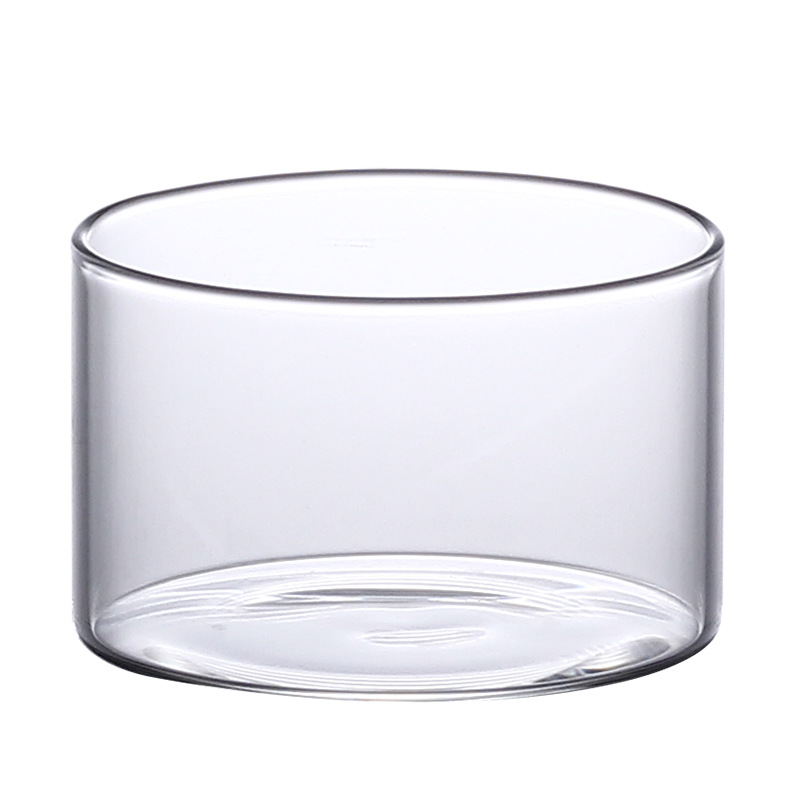 Ice cream cup, high borosilicate glass mold bowl, Japanese afternoon tea tableware, bird's nest bowl, dessert bowl, single-person breakfast bowl Item Picture
