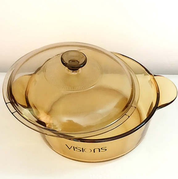 Corning Jingxuan Transparent Pot, imported household soup pot, stew pot, clay pot, open flame direct cooking for making soup, high-temperature resistant wholesale Application Scenario