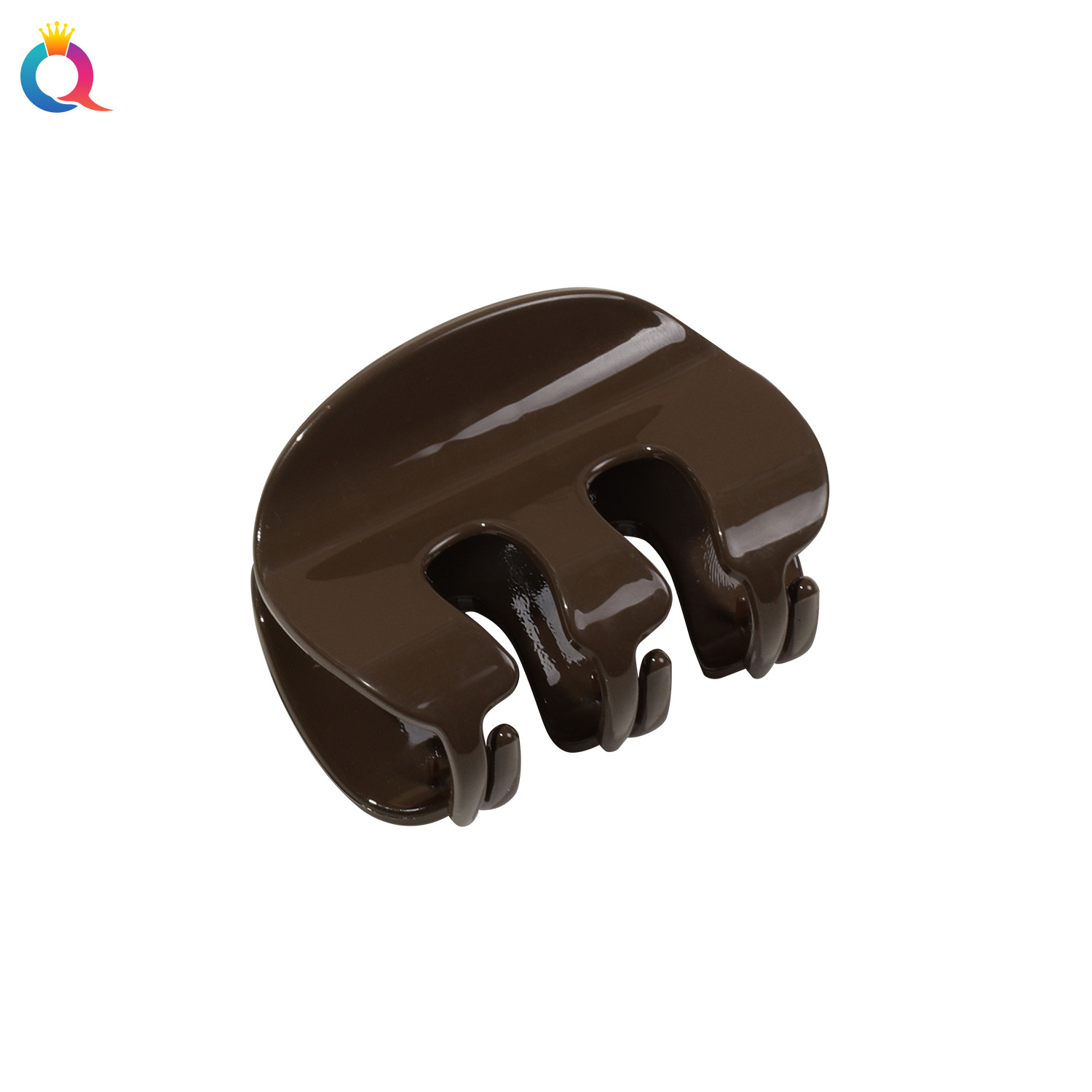 Qiyue's new fat M-shaped hair clip, fashionable shark clip, versatile hair grip, elegant grip, women's back head updo hair clip Item Picture